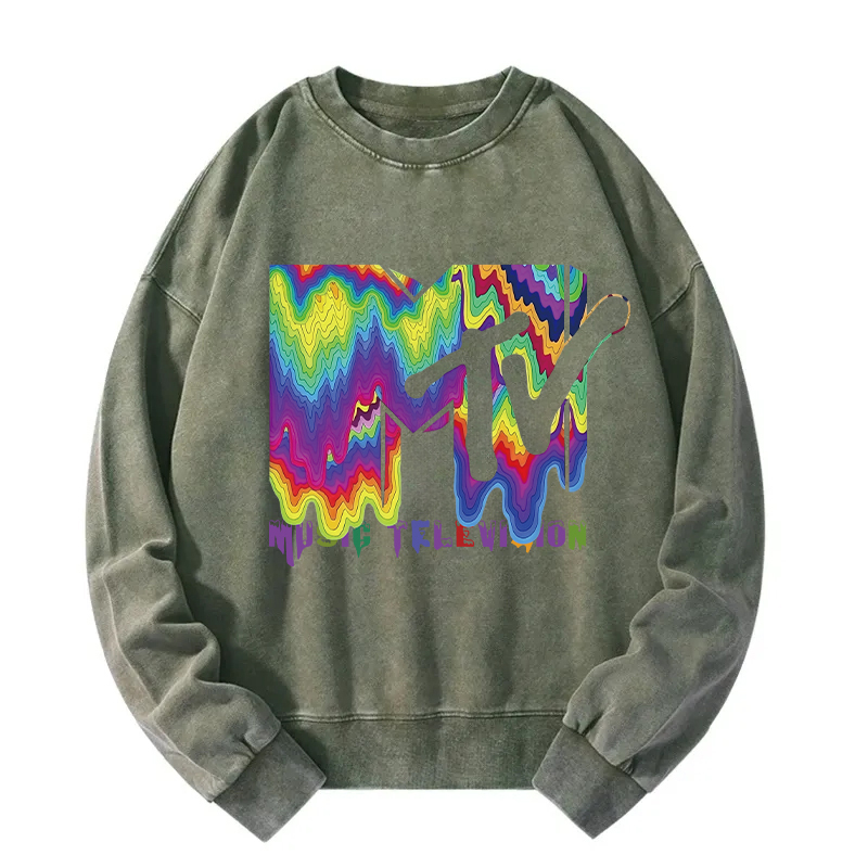 Music Television Washed Sweatshirt
