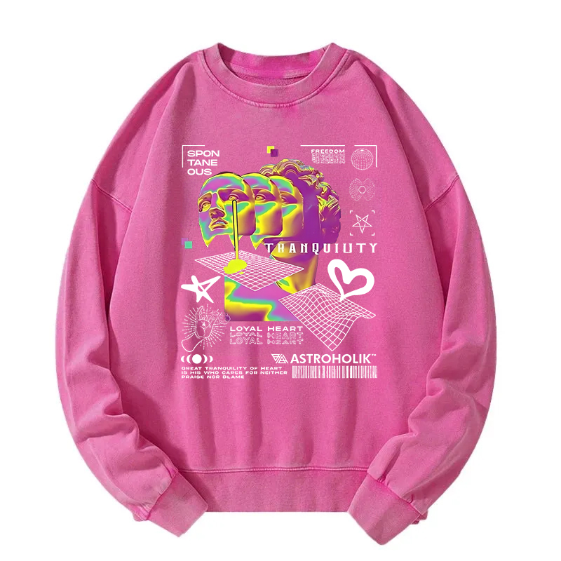 Tranquility In Chaos Washed Sweatshirt