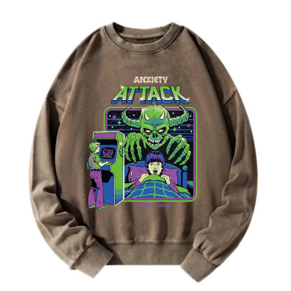 Anxiety Attack Washed Sweatshirt