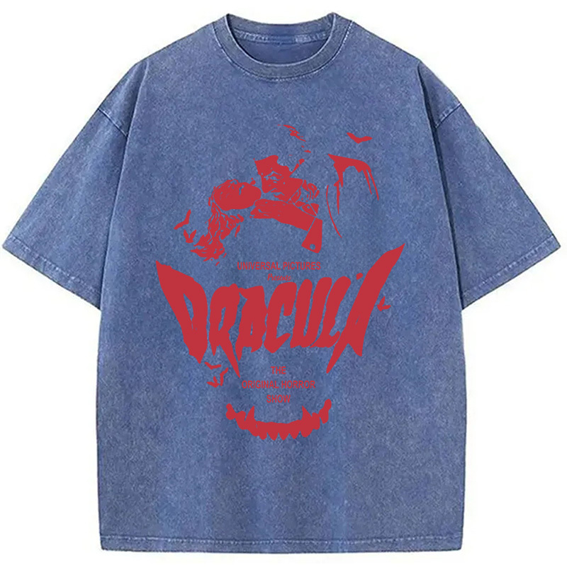 Dracula Horror Washed T-Shirt