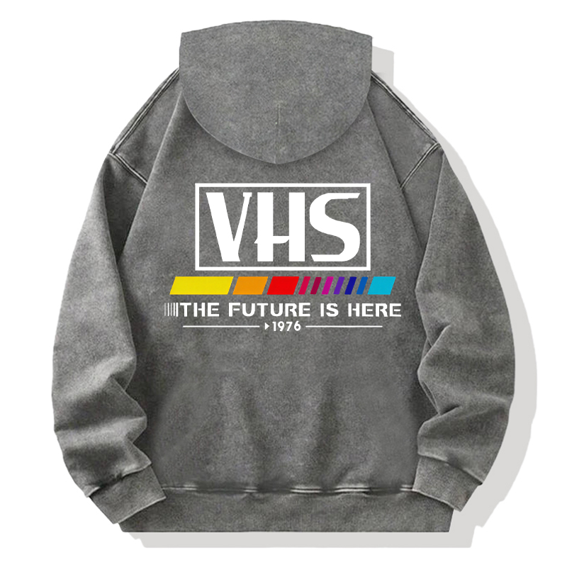 VHS 1976 Vintage Back Washed Hoodie