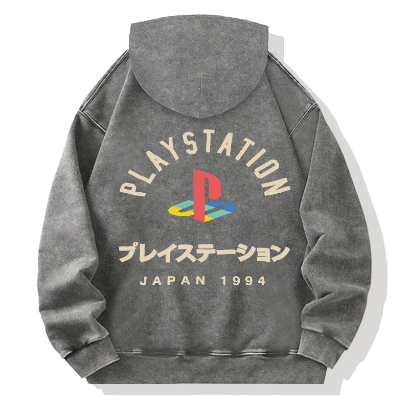 PlayStation Japan Back Washed Hoodie