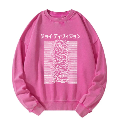 Pleasures Division Japan Ladies Washed Sweatshirt