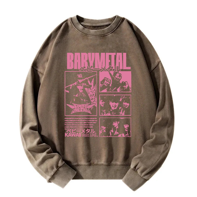 BABYMETAL Merch Washed Sweatshirt