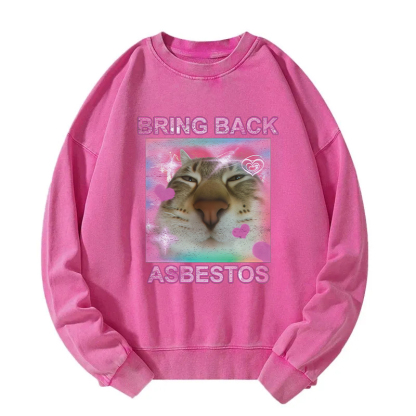 Bring Back Asbestos Washed Sweatshirt