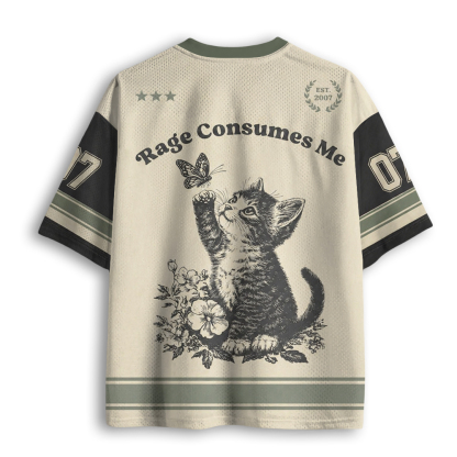 Baddiecat Rage Consumes Me Mesh Jersey