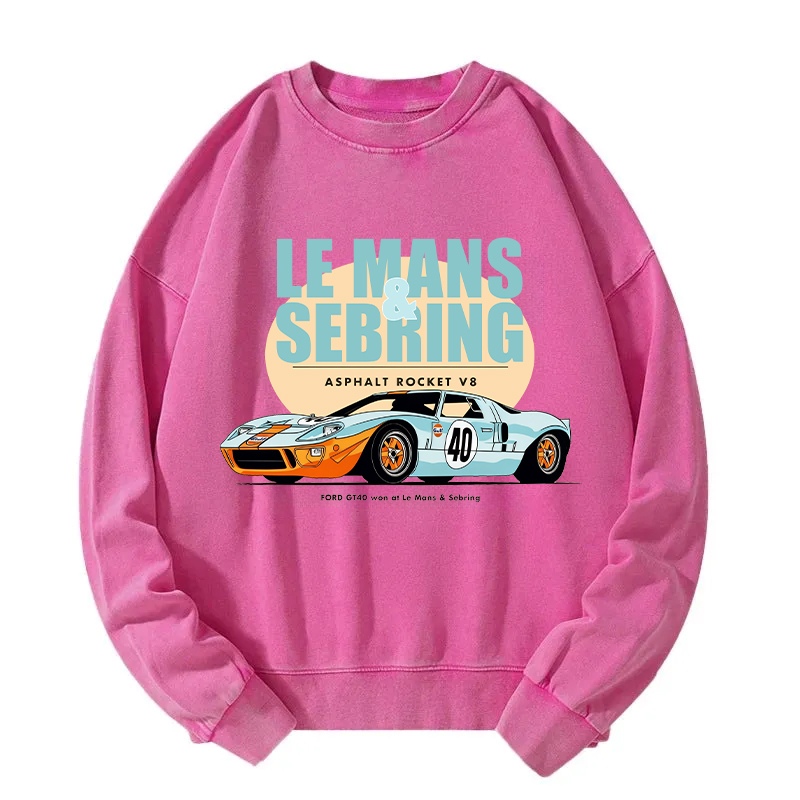 Won At Le Mans & Sebring Washed Sweatshirt