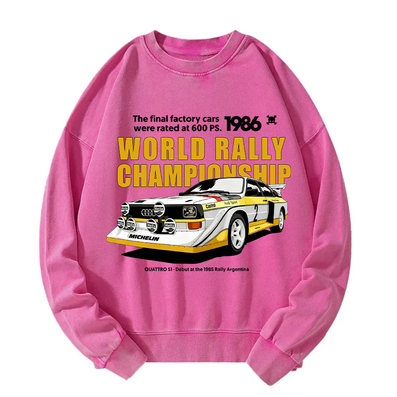 1986 World Rally Championship Washed Sweatshirt