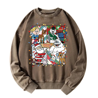 Cozy Christmas Washed Sweatshirt