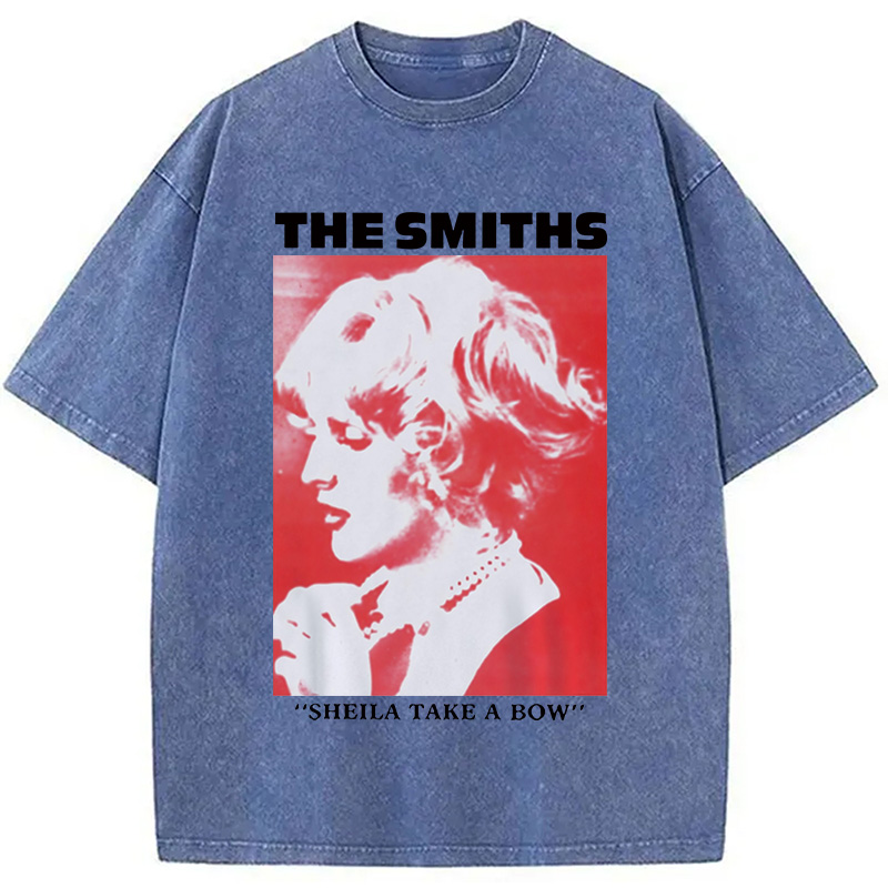 The Smiths Sheila Take A Bow Meme Washed T-Shirt