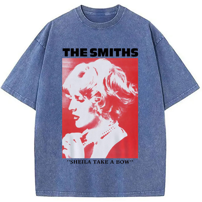 The Smiths Sheila Take A Bow Meme Washed T-Shirt