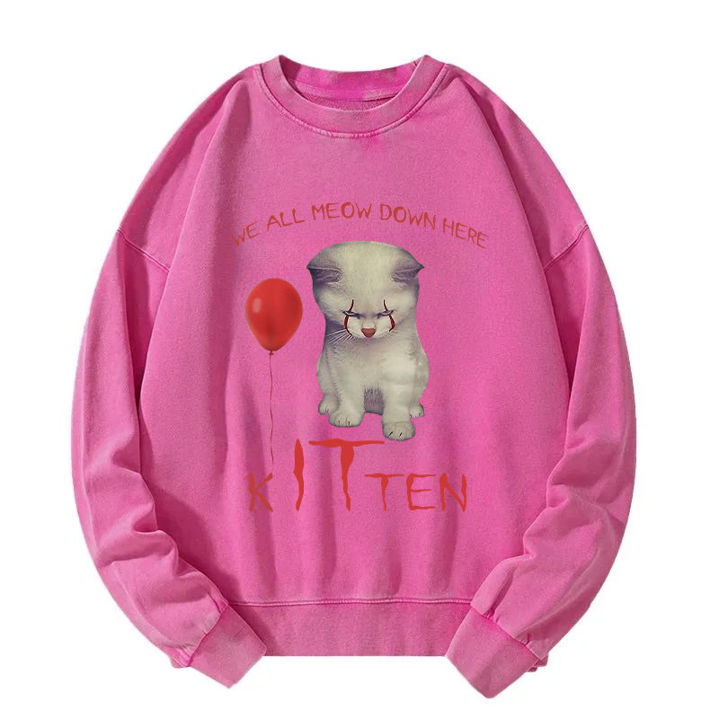 The Kitten Clown Washed Sweatshirt