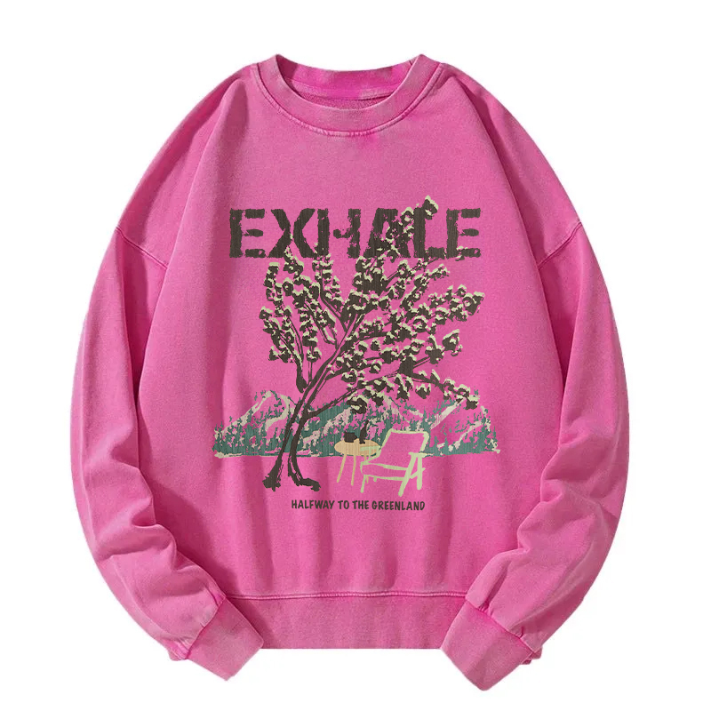 Exhale Greenland Washed Sweatshirt