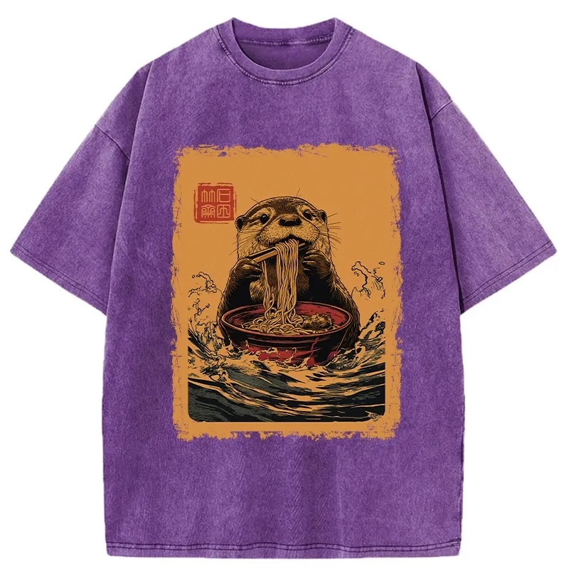 Ramen Lover Otter Washed T-Shirt