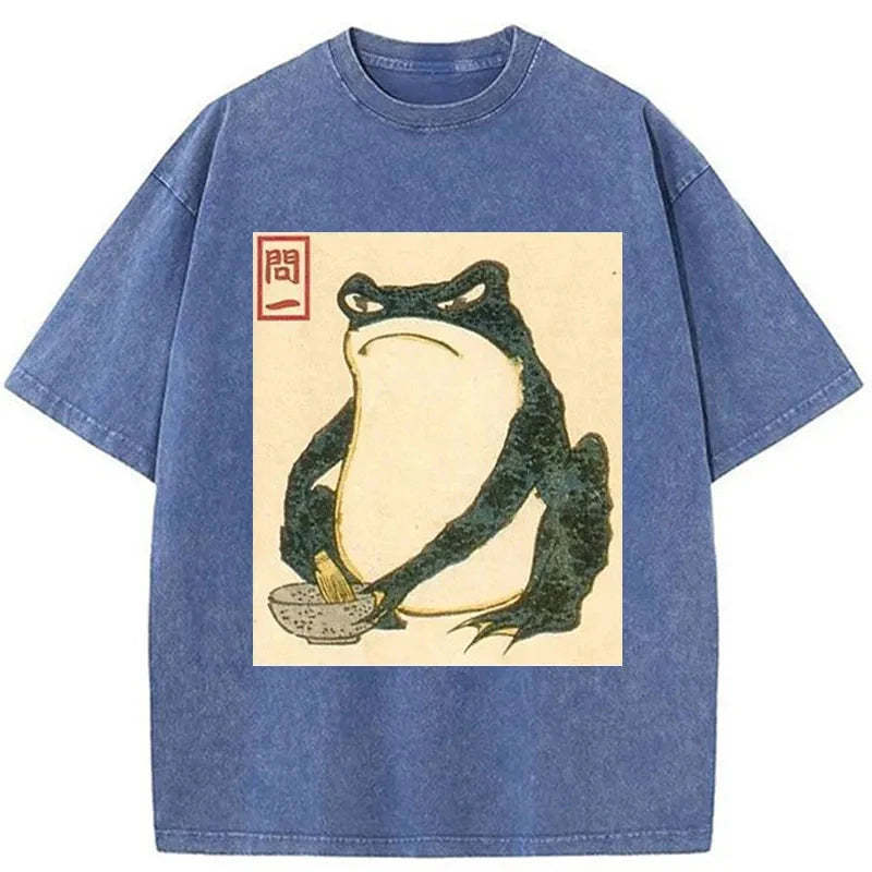Matsumoto Hoji Japanese Frog Washed T-Shirt