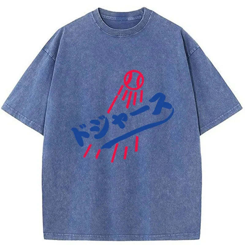 Japanese Baseball Washed T-Shirt