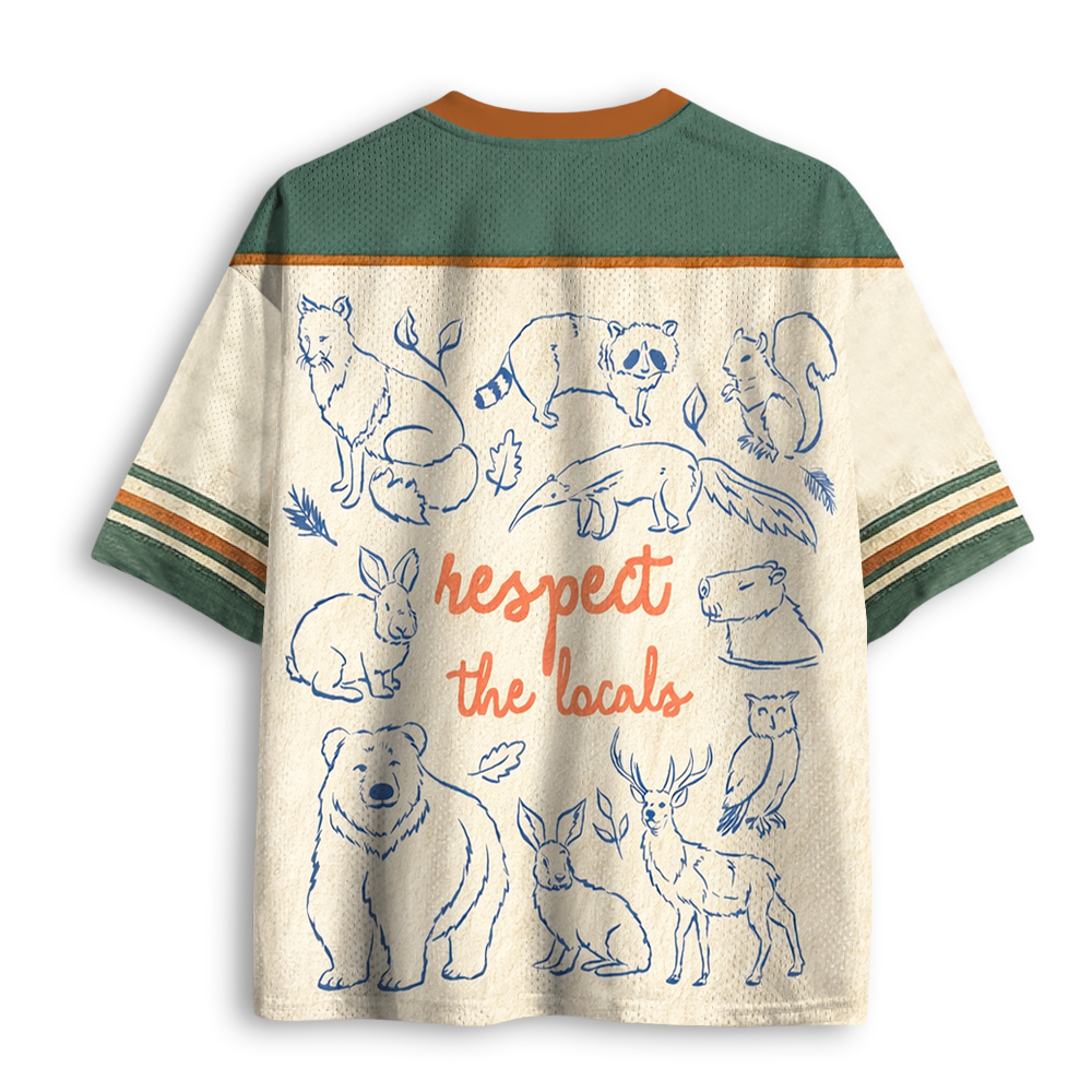 Baddiecat Respect The Locals Mesh Jersey