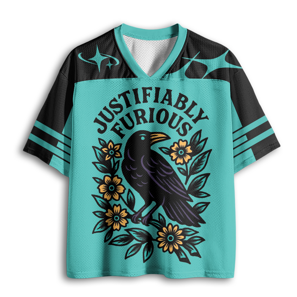 Tokyoviva Indignant Raven Mesh Jersey