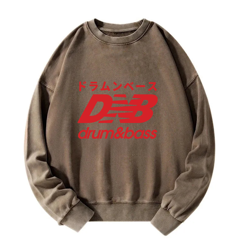 Drum And Bass Japan Washed Sweatshirt