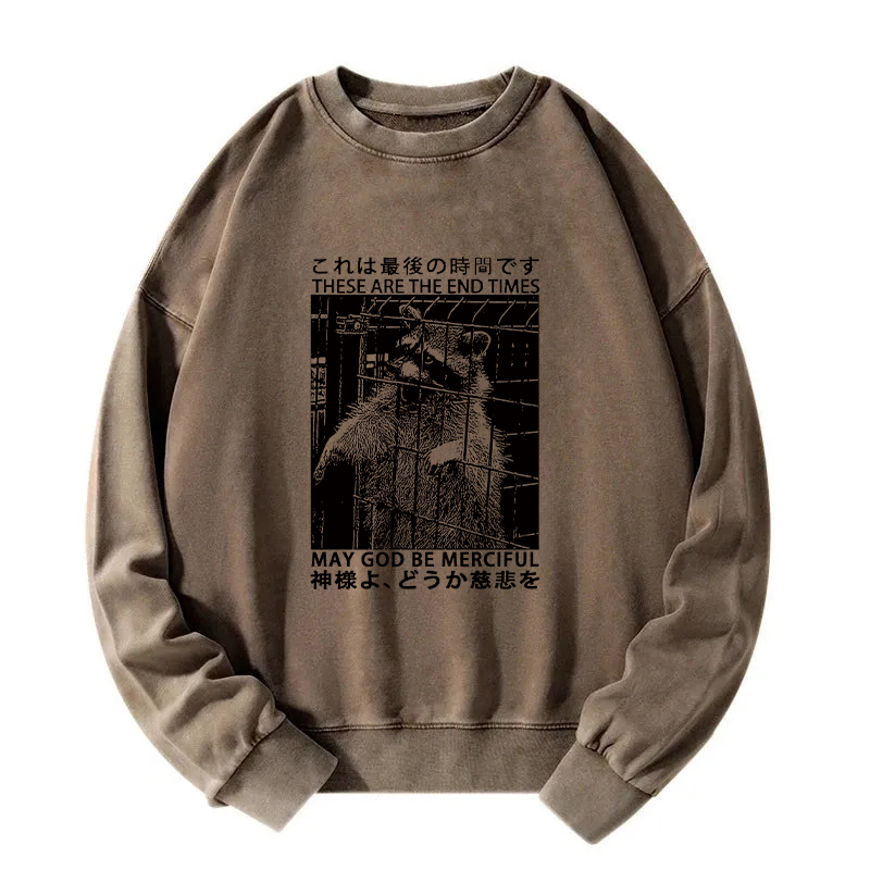 May God Be Merciful Washed Sweatshirt