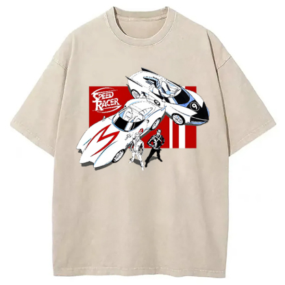 Speed Racer Vintage Japanese Washed T-Shirt