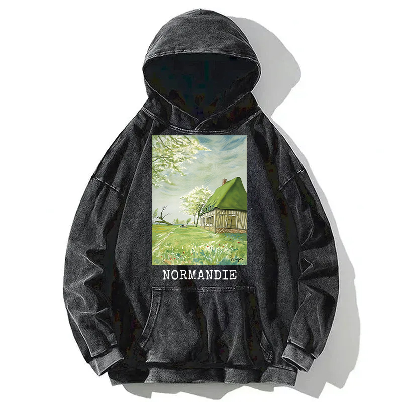 Normandie Travel Washed Hoodie