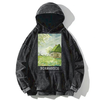 Normandie Travel Washed Hoodie