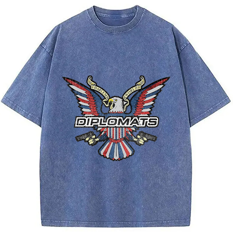 Retro Dipset Diplomats Logo Washed T-Shirt
