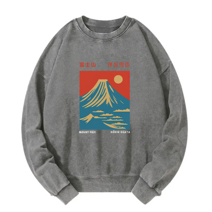 Mount Fuji Vintage Washed Sweatshirt