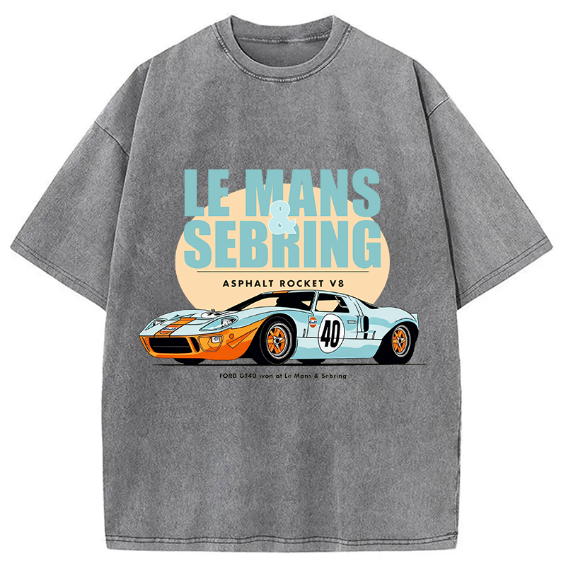 Won At Le Mans & Sebring Washed T-Shirt