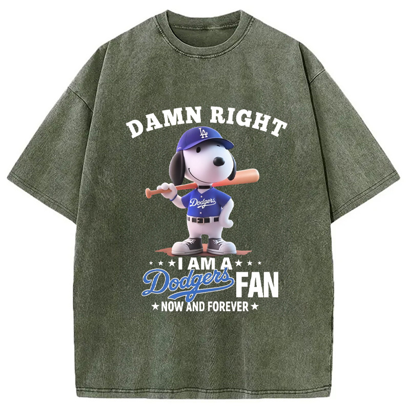 Dodgers Baseball Vintage Washed T-Shirt