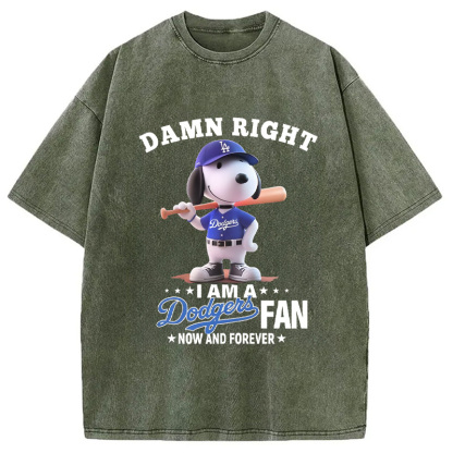 Dodgers Baseball Vintage Washed T-Shirt