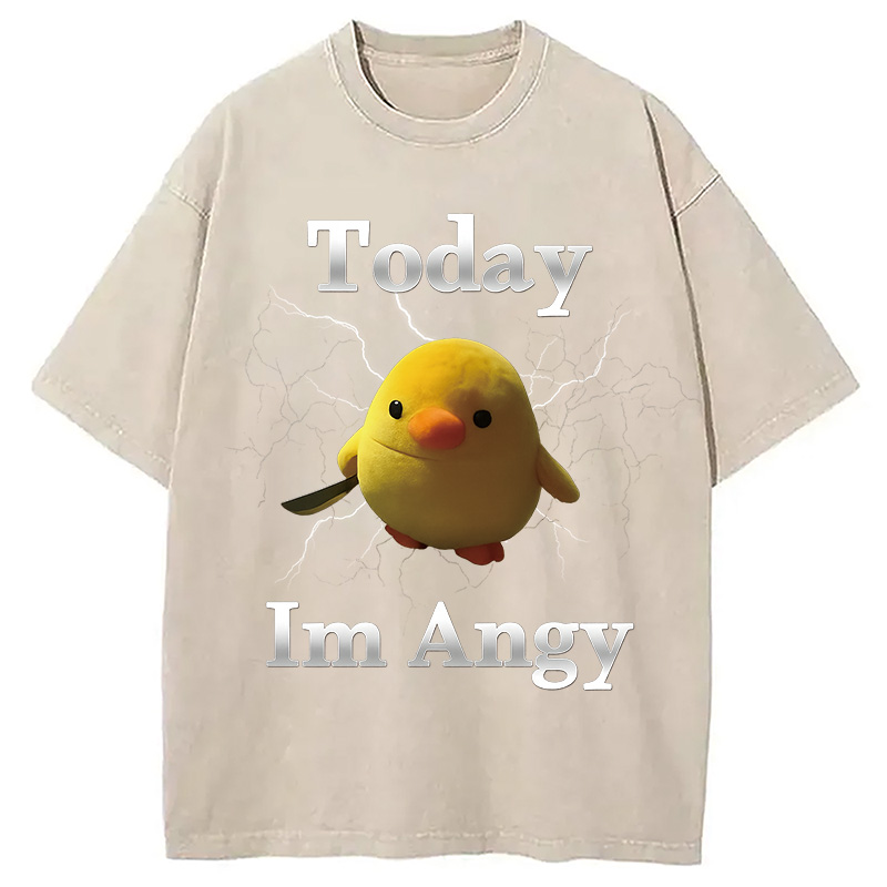 Today I'm Angry Washed T-Shirt