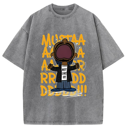 Kendrick Mustard Lamar Rapper Washed T-Shirt