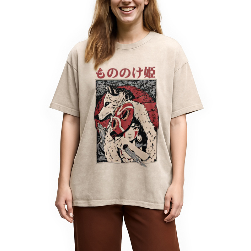 Princess Mononoke Washed T-Shirt
