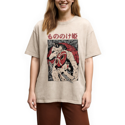 Princess Mononoke Washed T-Shirt