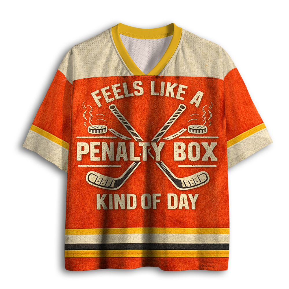 Baddiecat Feels Like A Penalty Box Kind Of Day Mesh Jersey