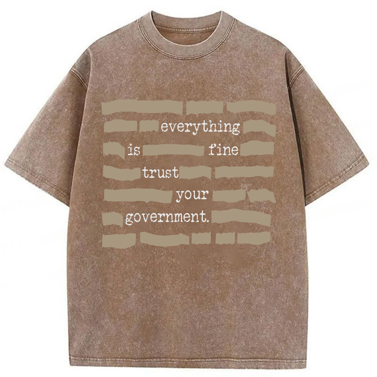 Tokyoviva Everything Is Fine Washed T-shirt