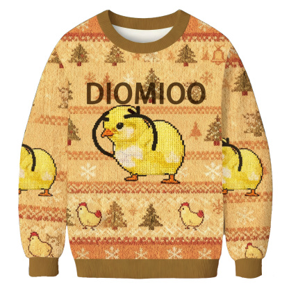 Funny Chicken Diomioo Meme Ugly Sweatshirt