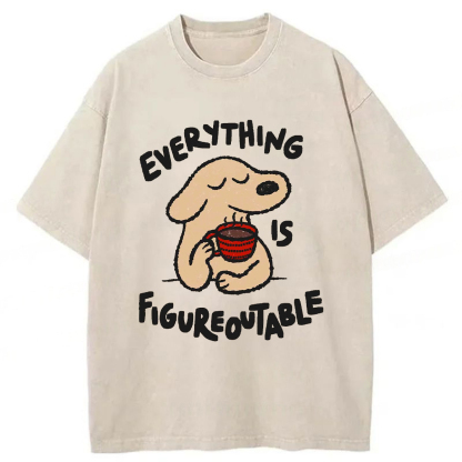 Tokyoviva Happy Puppy Washed T-shirt