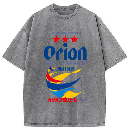 Orion Beer Vintage Japanese Washed T-Shirt