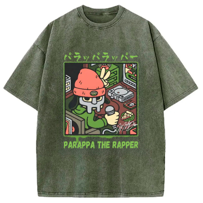 PaRappa the Rapper MF DOOM Washed T-Shirt