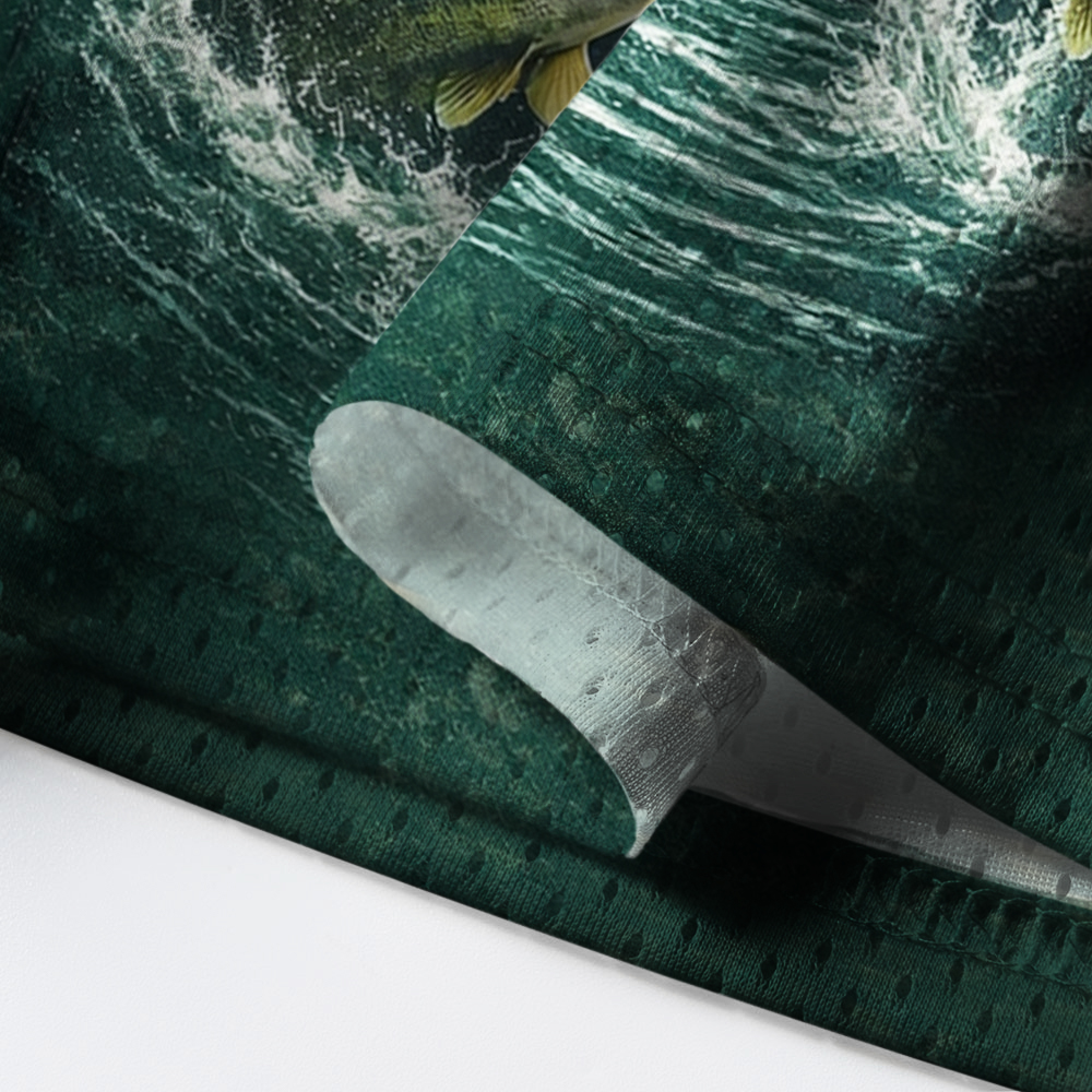 Baddiecat Bass Fish Moon Mesh Jersey