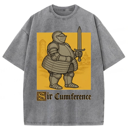 Tokyoviva Sir Cumference Fat Knight Washed T-shirt