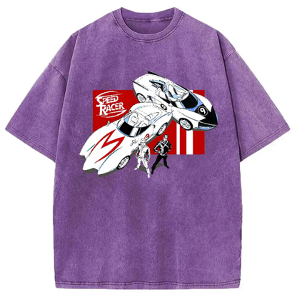 Speed Racer Vintage Japanese Washed T-Shirt