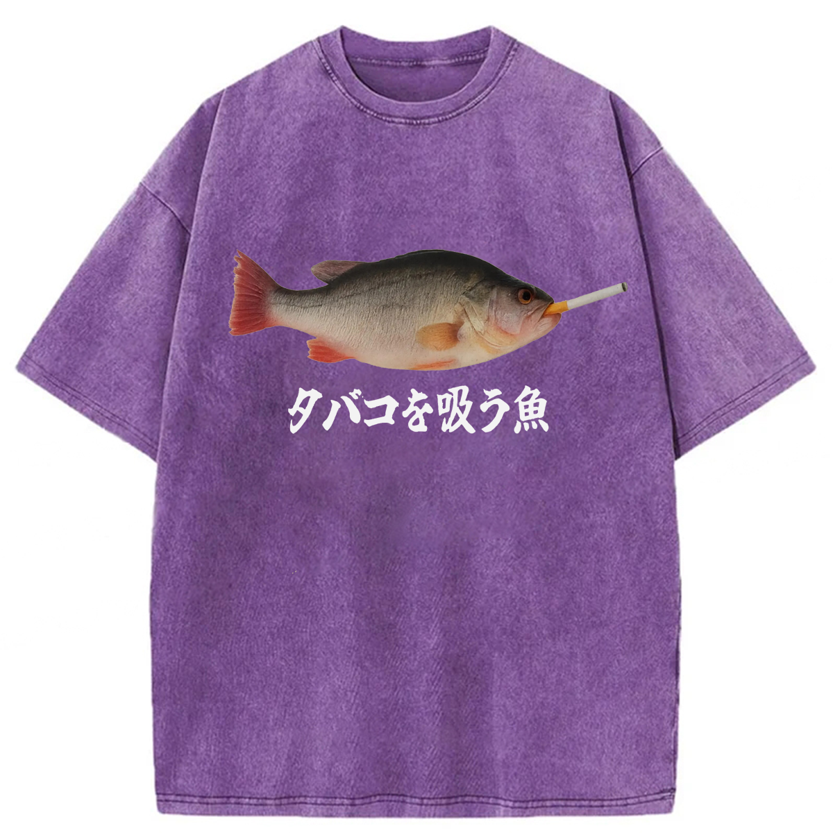 Tokyoviva Smoking Fish Washed T-shirt