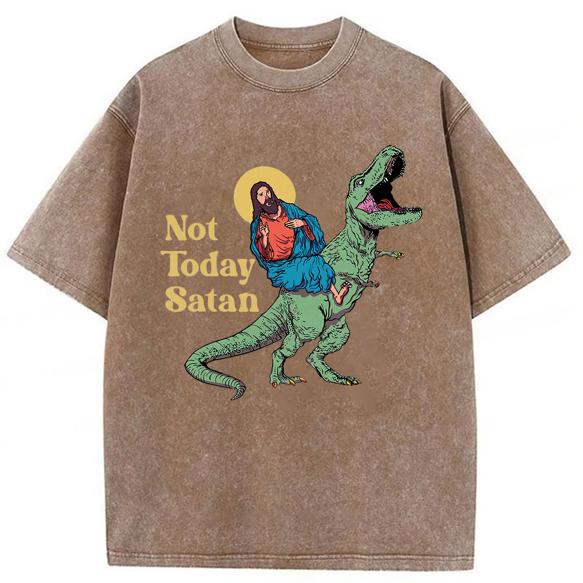 Tokyoviva Not Today Satan Washed T-shirt