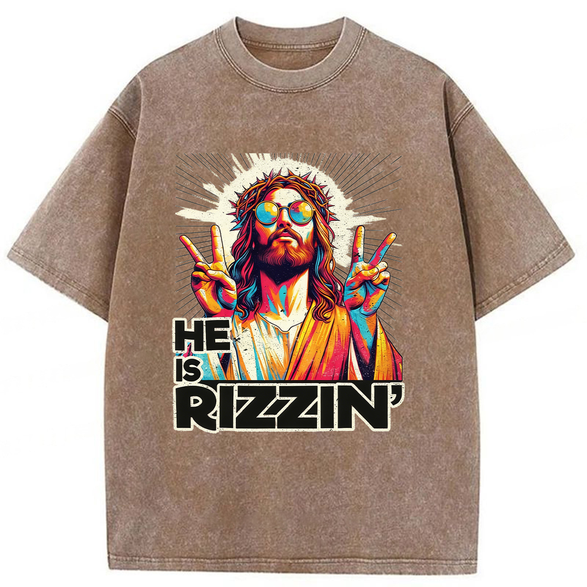 Tokyoviva He Is Rizzin Washed T-Shirt