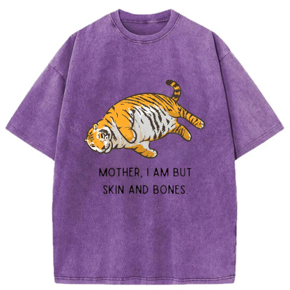 Tokyoviva Overweight Tiger And Its Doting Owner Washed T-shirt