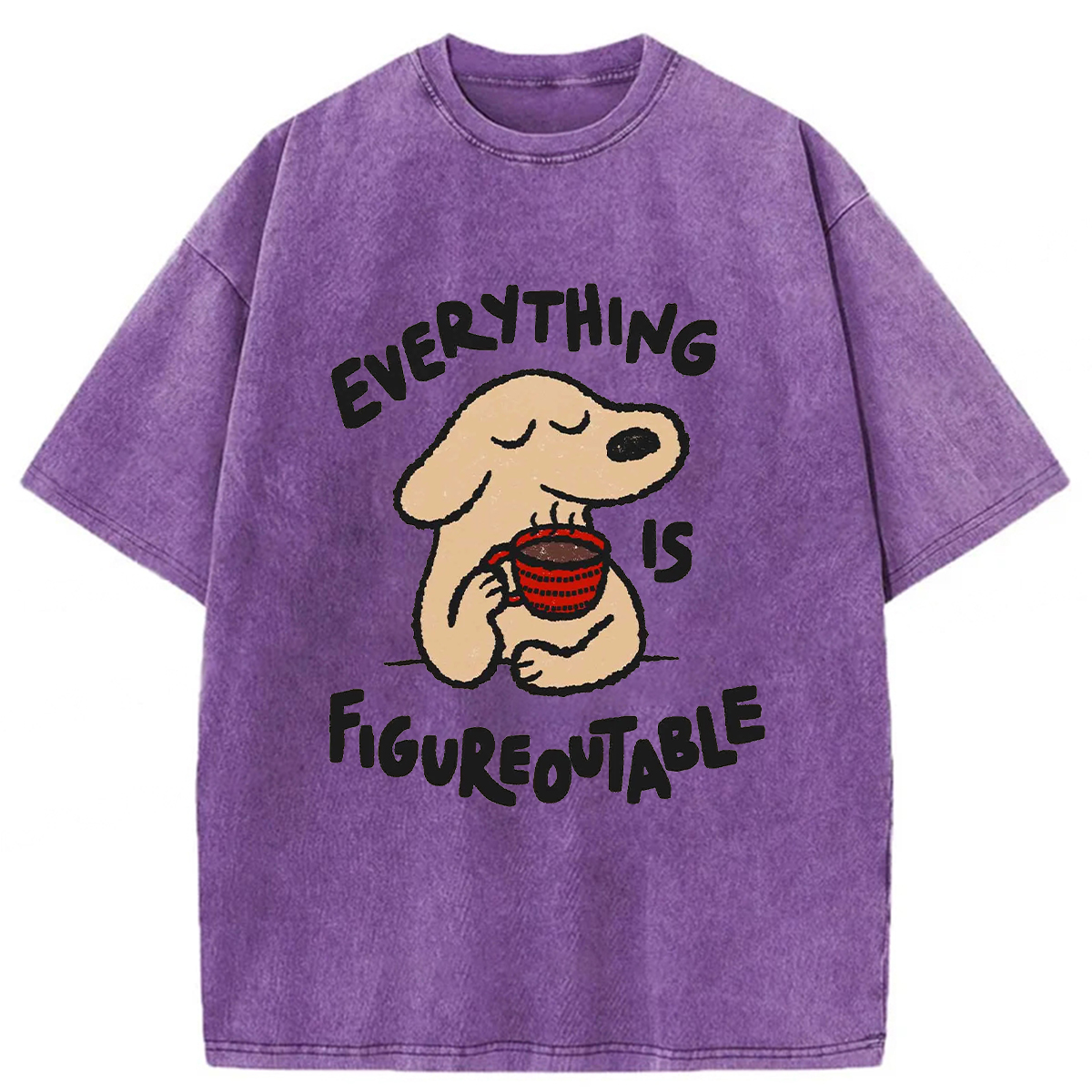 Tokyoviva Happy Puppy Washed T-shirt